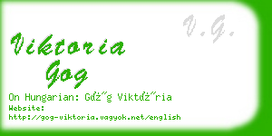 viktoria gog business card